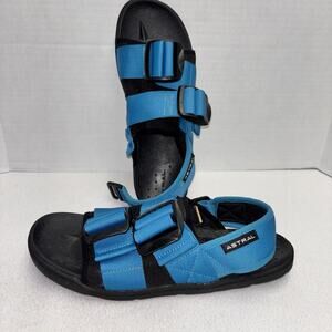Astral PFD Water Blue Sandals Mens 9 m River Rafting NC522U1 Buckle Shoes Great